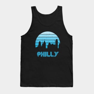 Retro Sunset Philly Tank Top